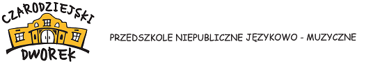 Logo: Integracyjne Przedszkole Niepubliczne Językowo-Muzyczne „Czarodziejski Dworek"